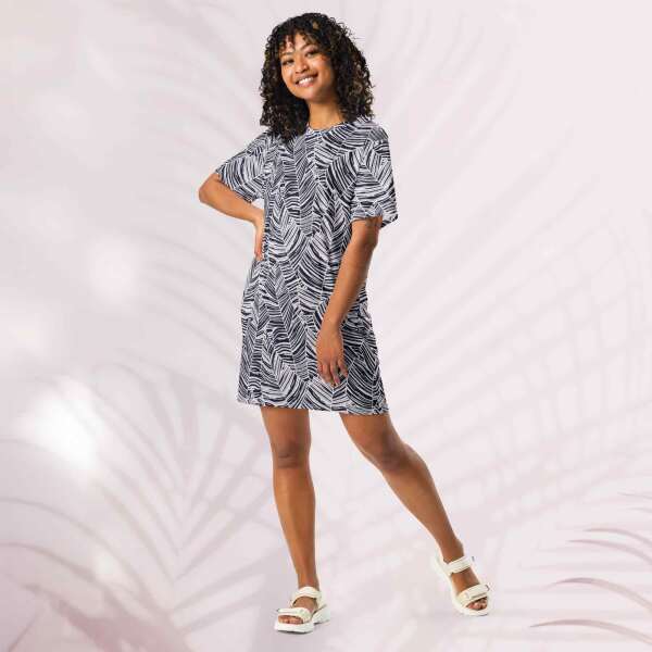 tapuamu beach t shirt dress