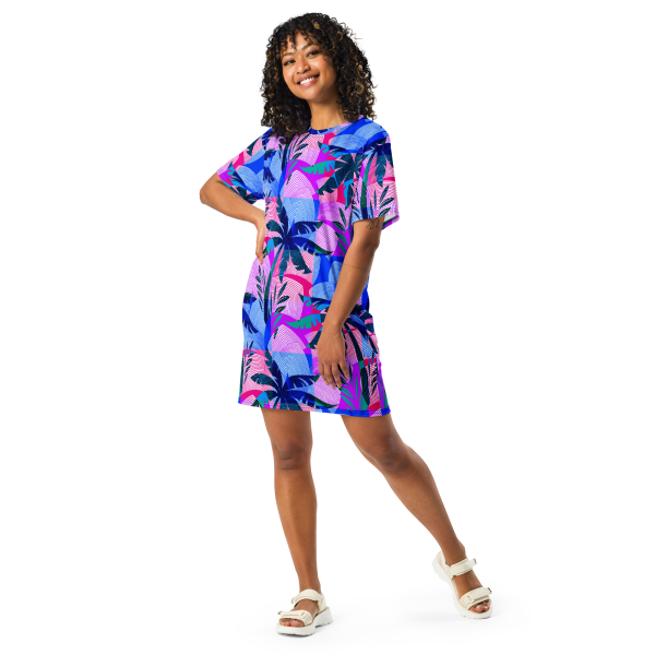 carib rhythm t shirt dress