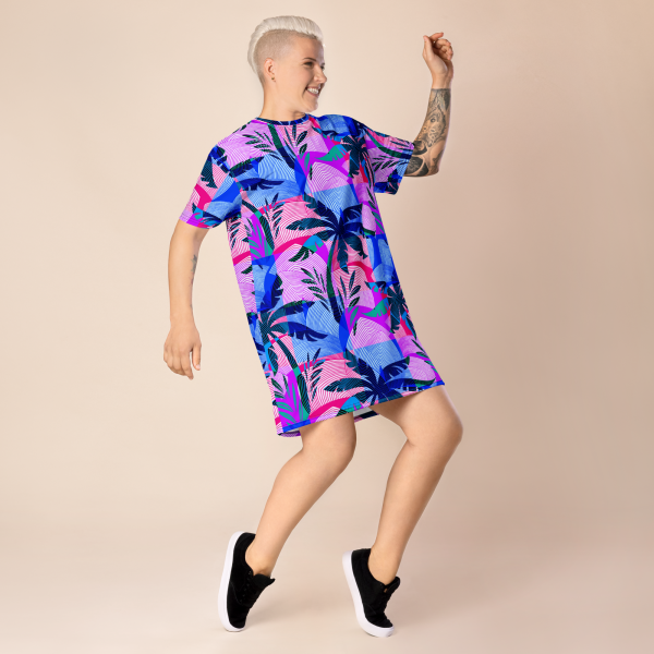 carib rhythm t shirt dress