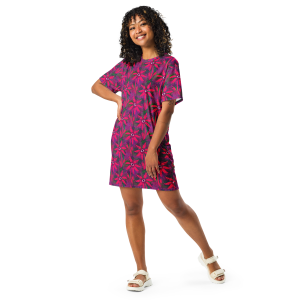 red palm grove t shirt dress