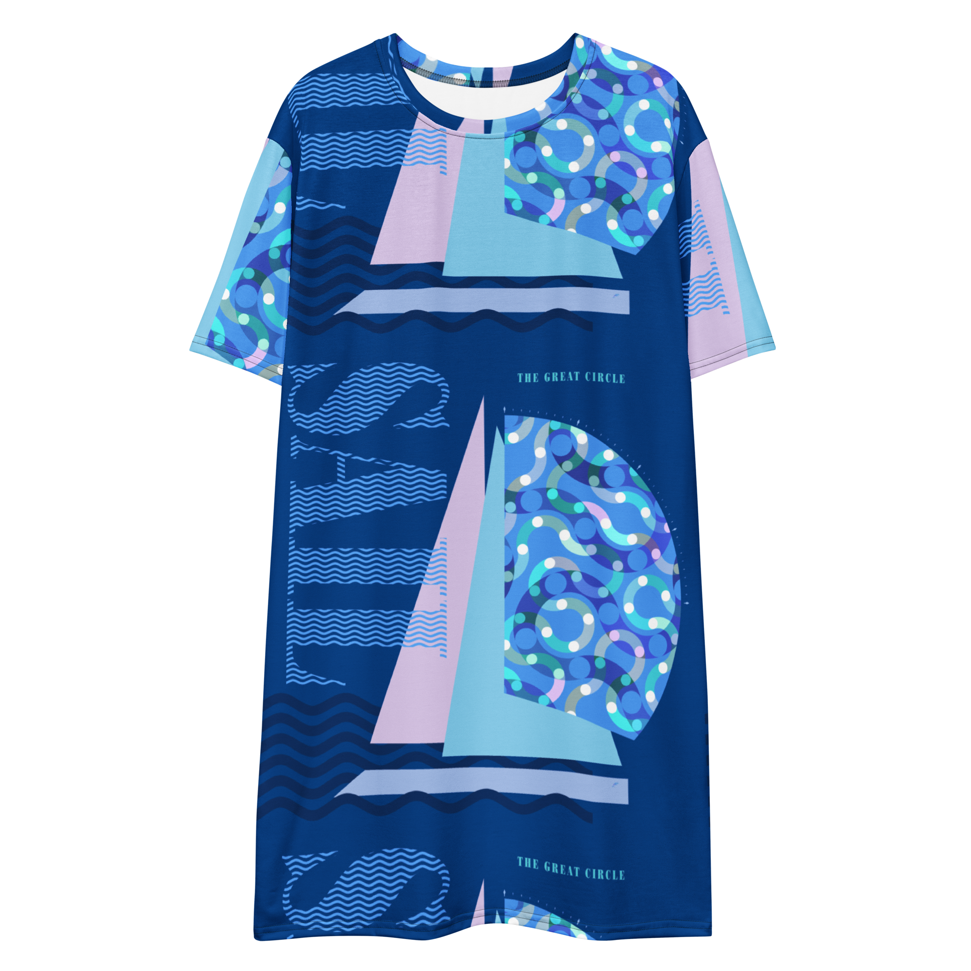 sail on t shirt dress