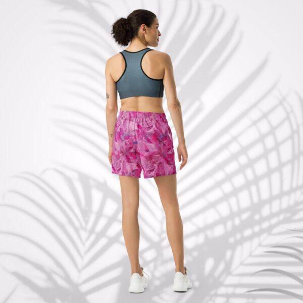 martinique palm unisex athletic shorts