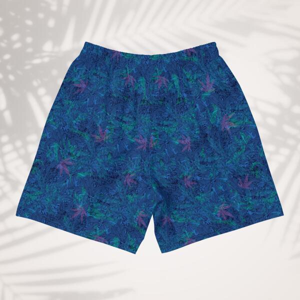 sapphire mirage unisex long athletic shorts