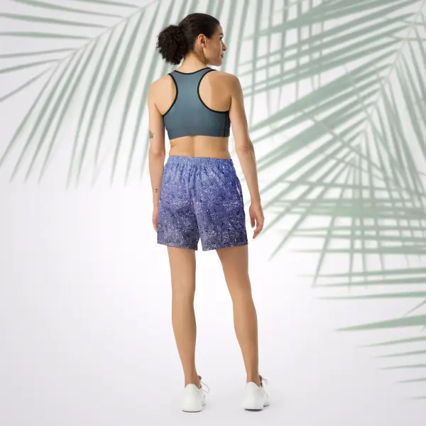 twilight shore unisex long athletic shorts
