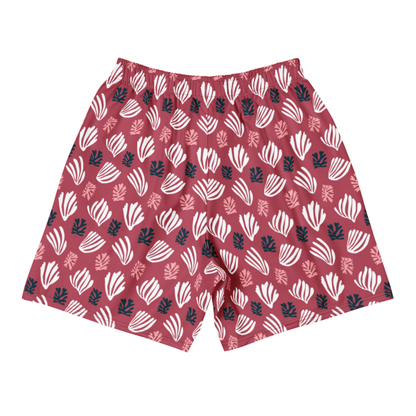 portofino palm unisex long athletic shorts