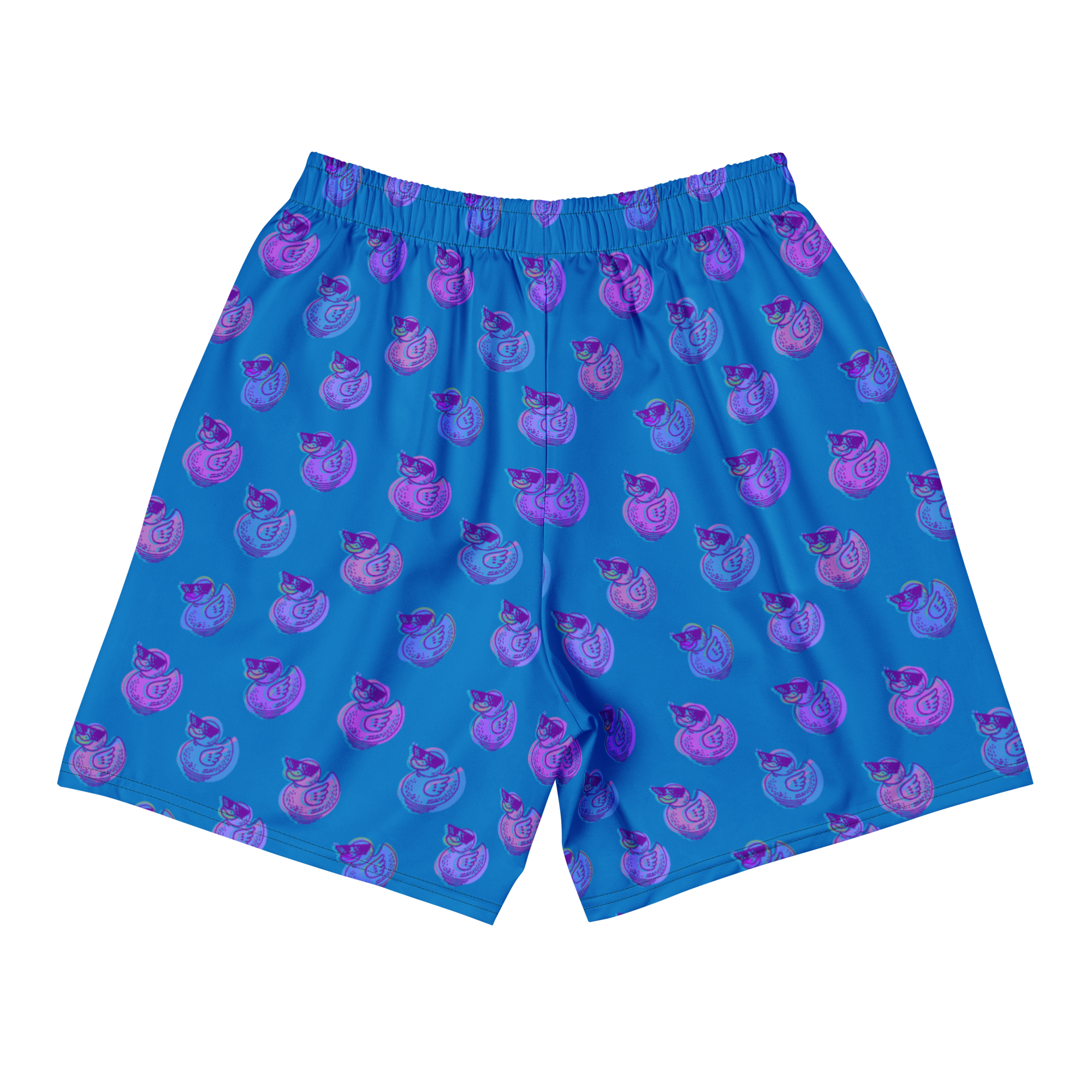 ducks in navy unisex long shorts