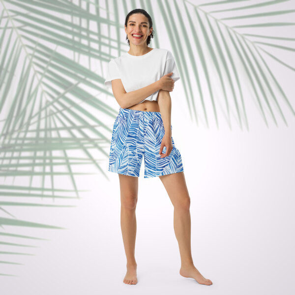 iripau beach unisex long athletic shorts