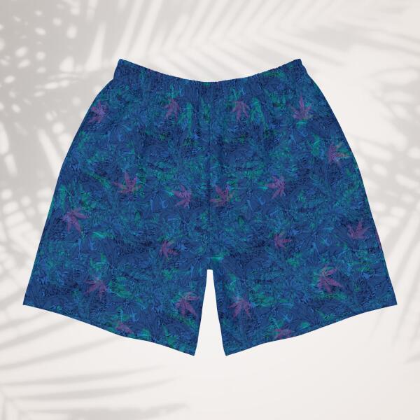 sapphire mirage unisex long athletic shorts