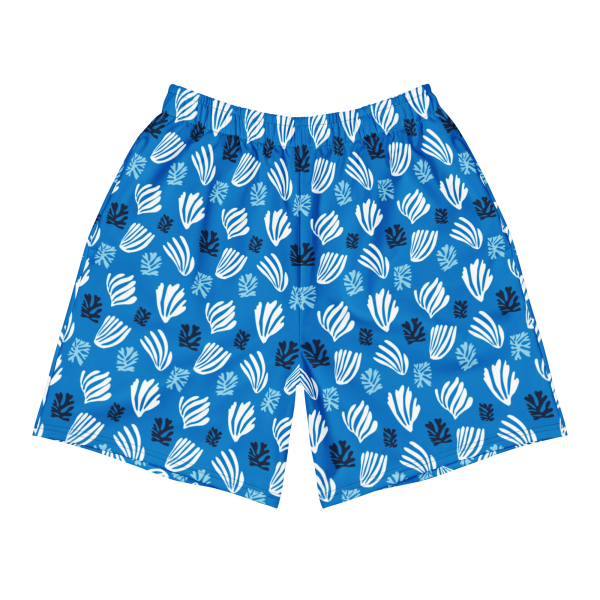 sorrento palm unisex long athletic shorts