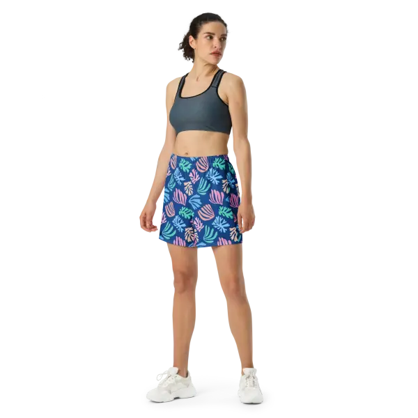 riviera palm unisex long athletic shorts
