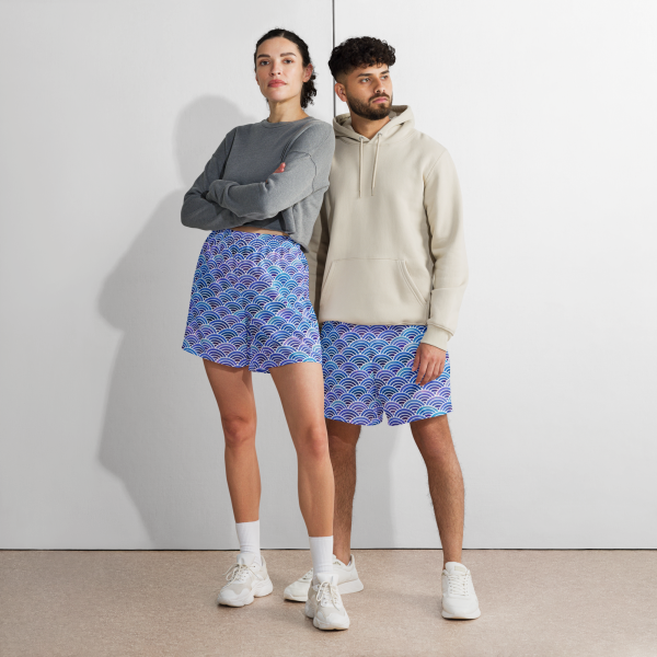 seychelles seafarer unisex long athletic shorts