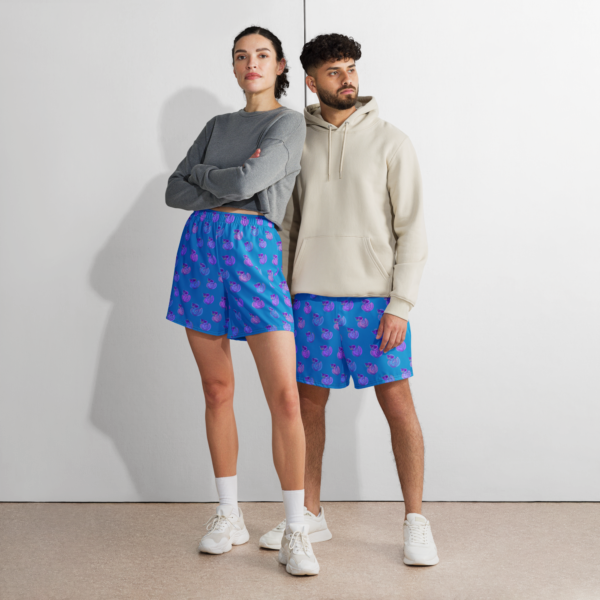 ducks in navy unisex long shorts