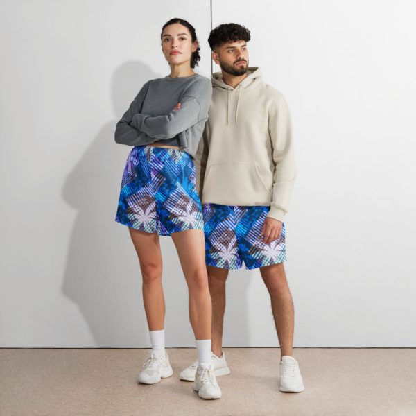 tropic elation lagoon unisex long shorts