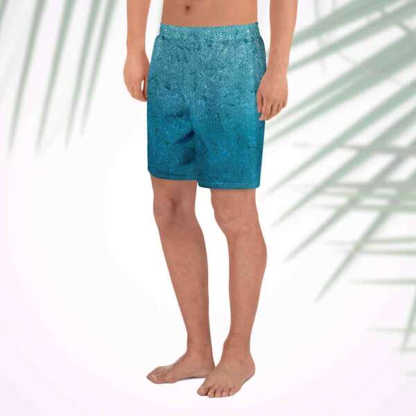 tropical shore unisex long athletic shorts