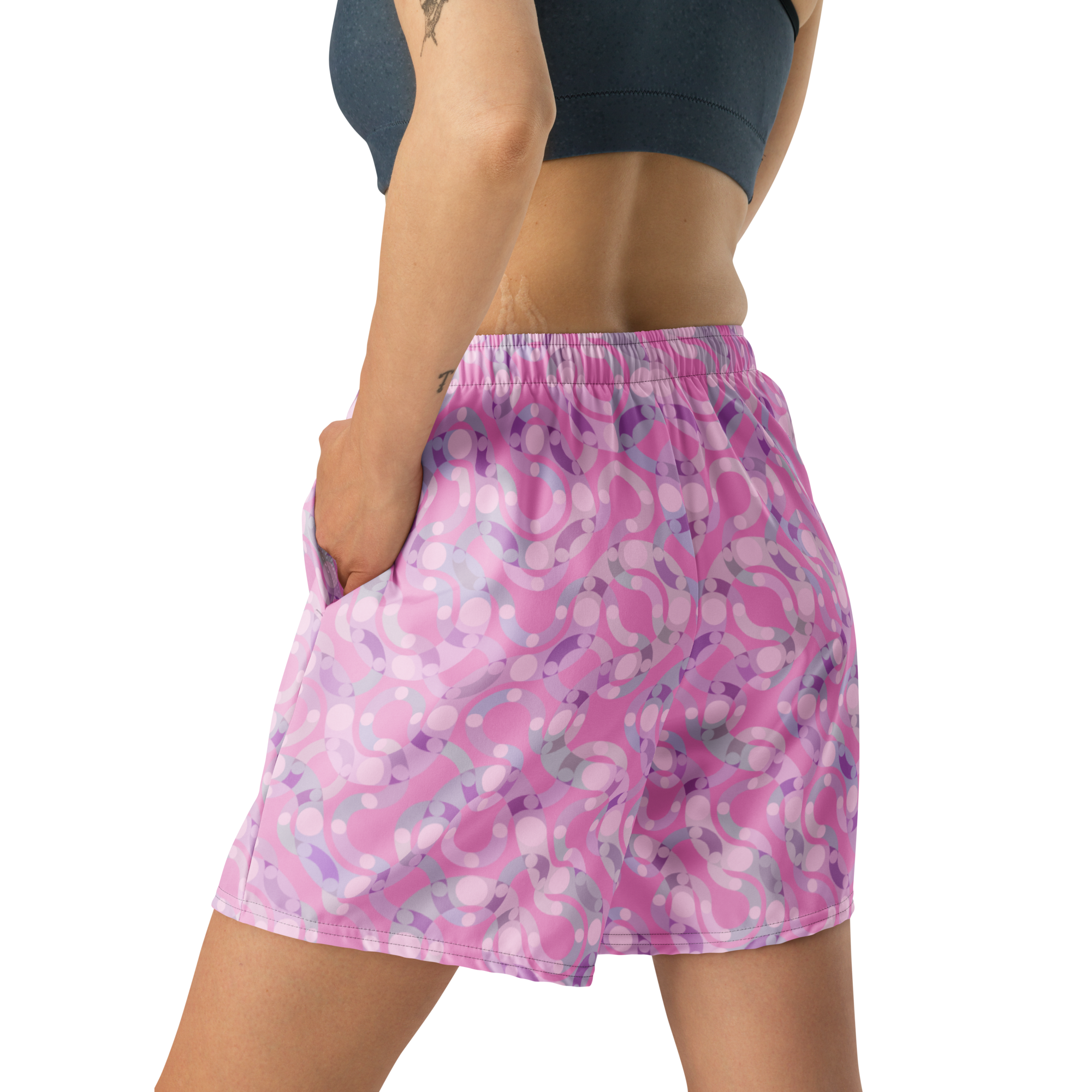 twilight great circle unisex long shorts