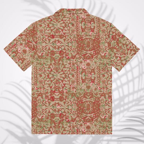 gypsy palm unisex button shirt