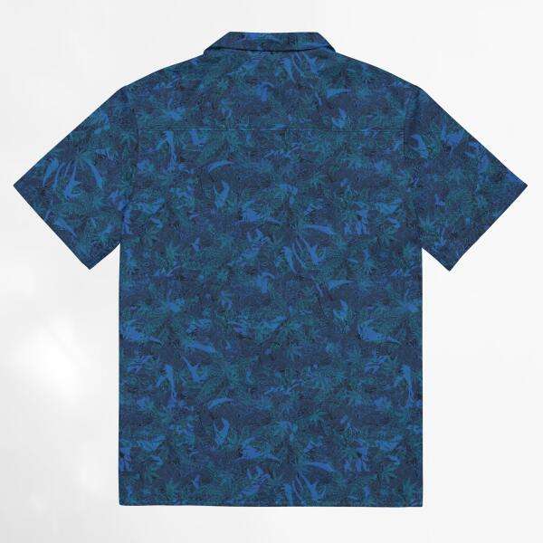 Indigo Oasis unisex hawaiian shirt