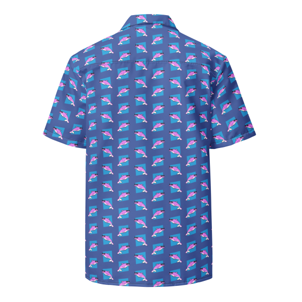 swimtime dolphin mariner hawaiian shirt