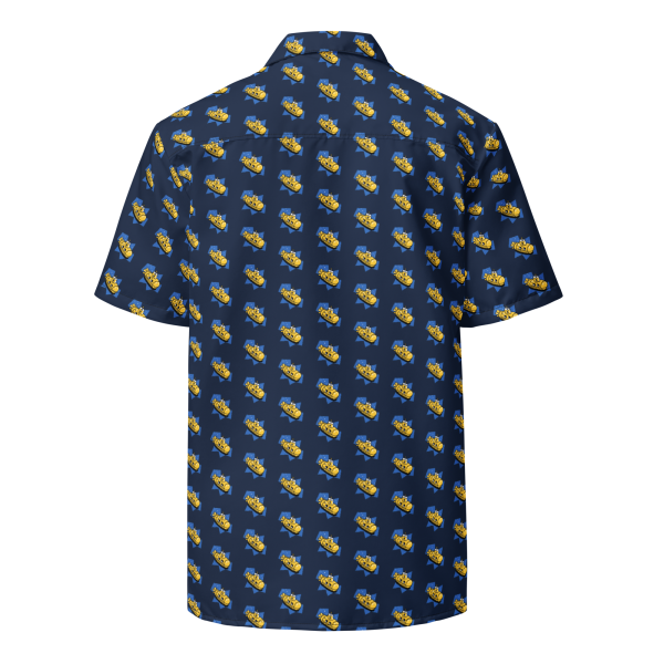 swimtime submarine navy hawaiian shirt