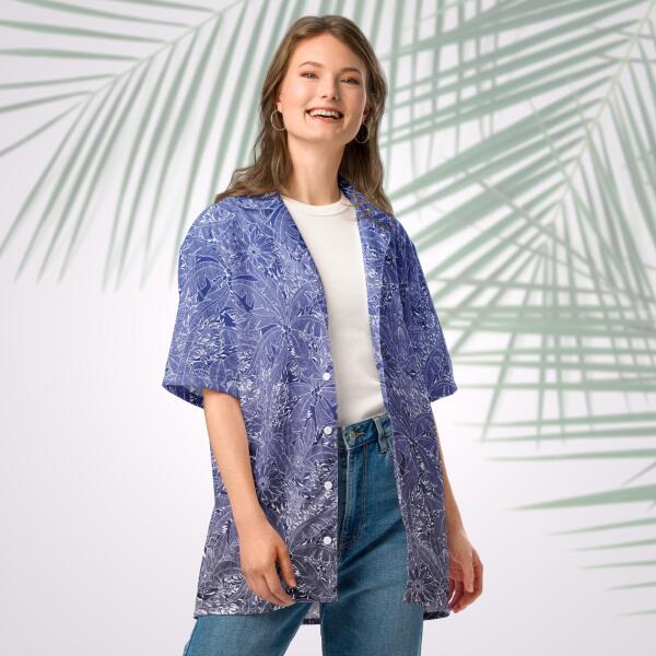 twilight shore unisex hawaiian shirt
