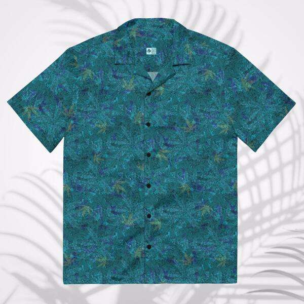 emerald lagoon unisex hawaiian shirt