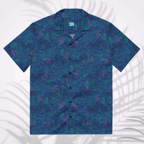 sapphire mirage unisex hawaiian shirt