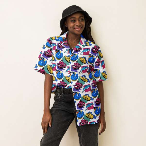 swimtime unisex hawaiian shirt