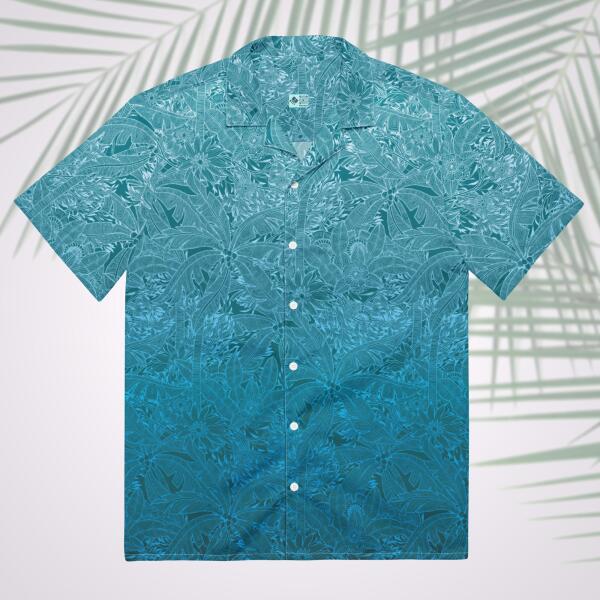 tropical shore unisex hawaiian shirt