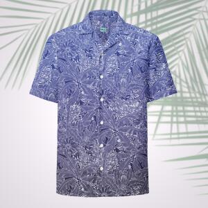 twilight shore unisex hawaiian shirt