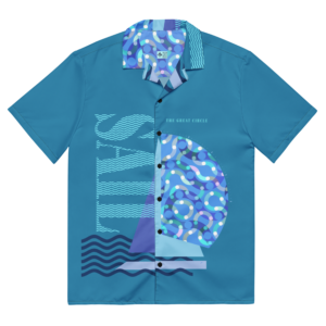 sail on pelorus unisex button shirt