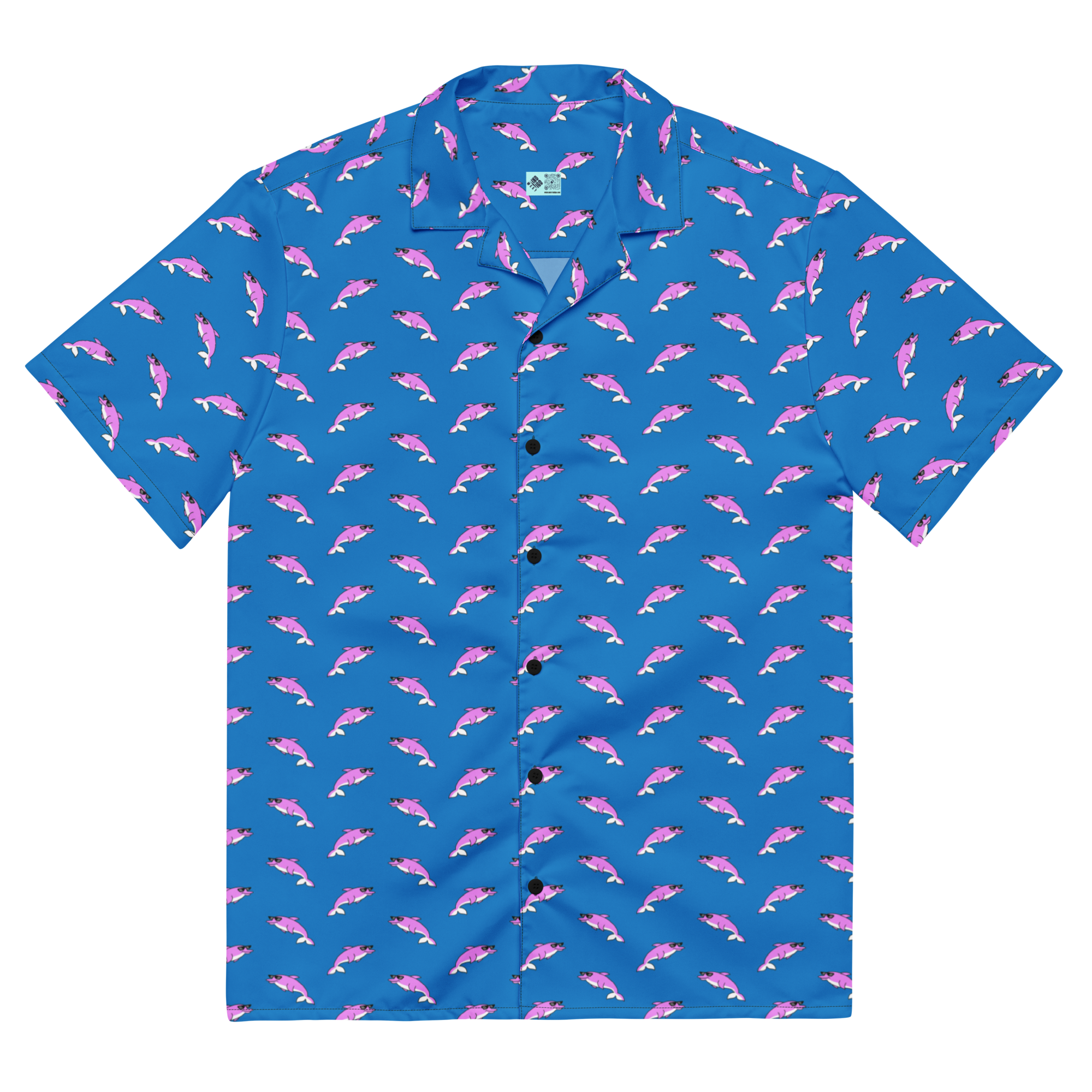 swimtime dolphin mariner hawaiian shirt