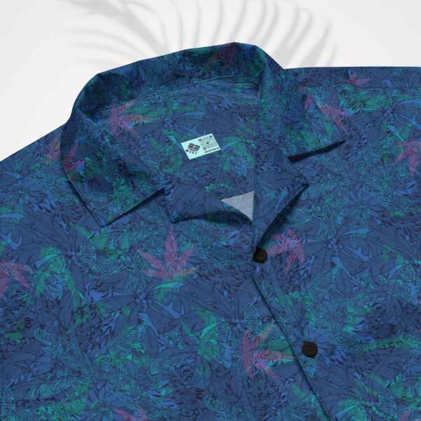 sapphire mirage unisex hawaiian shirt