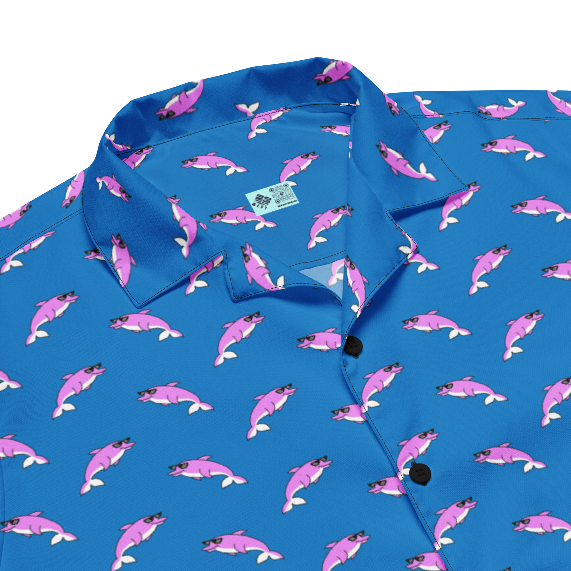 swimtime dolphin mariner hawaiian shirt