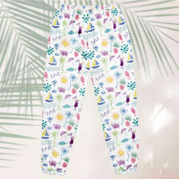 beach graffiti unisex track pants