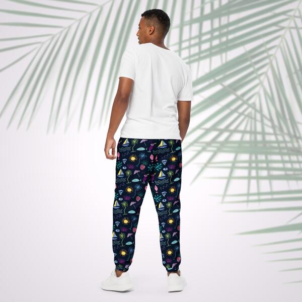 sunset graffiti unisex track pants