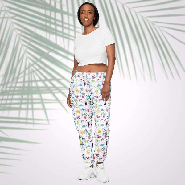 beach graffiti unisex track pants