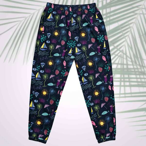 sunset graffiti unisex track pants