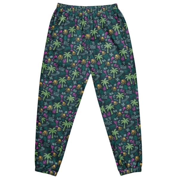 coral reefer green unisex track pants