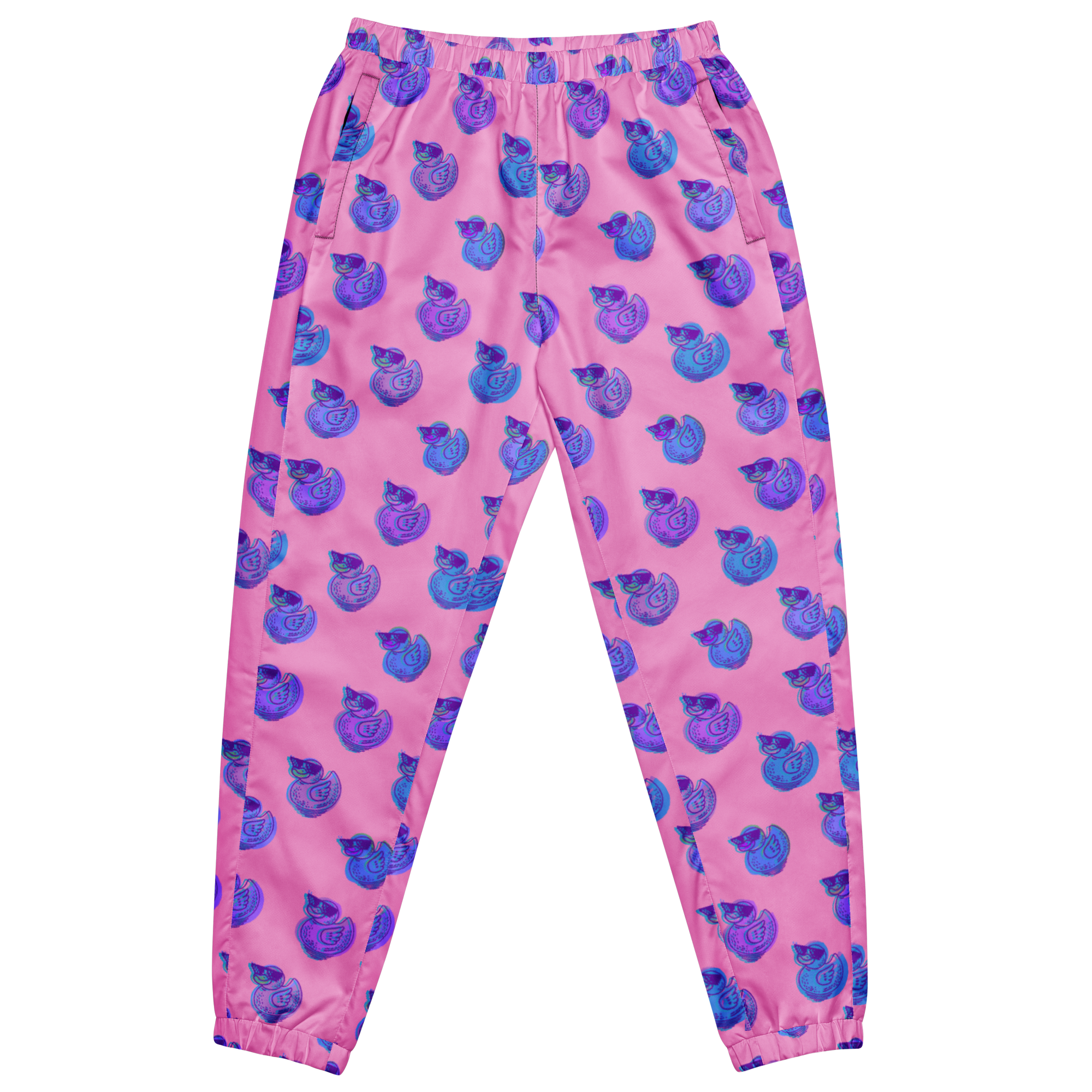 ducks in rose unisex track pants