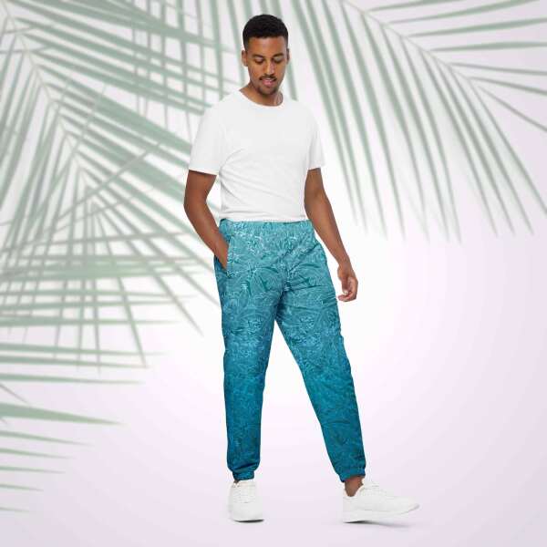 tropical shore unisex track pants