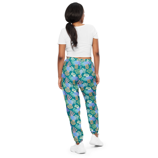 Emerald palm unisex track pants