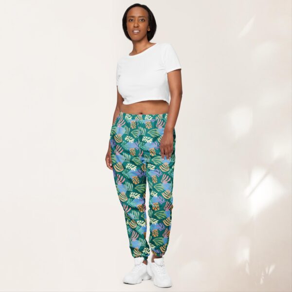 emerald palm unisex track pants