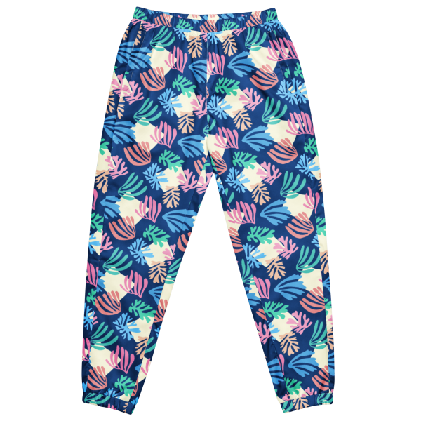 Azure palm unisex track pants