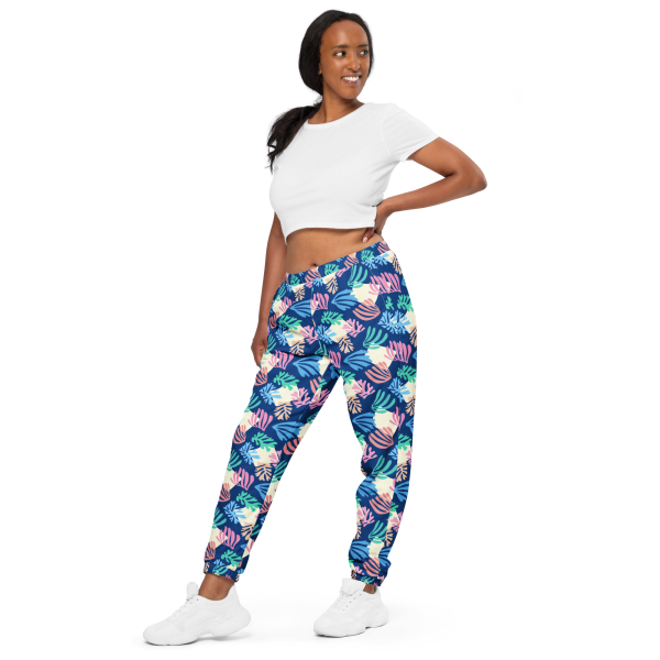 Azure palm unisex track pants