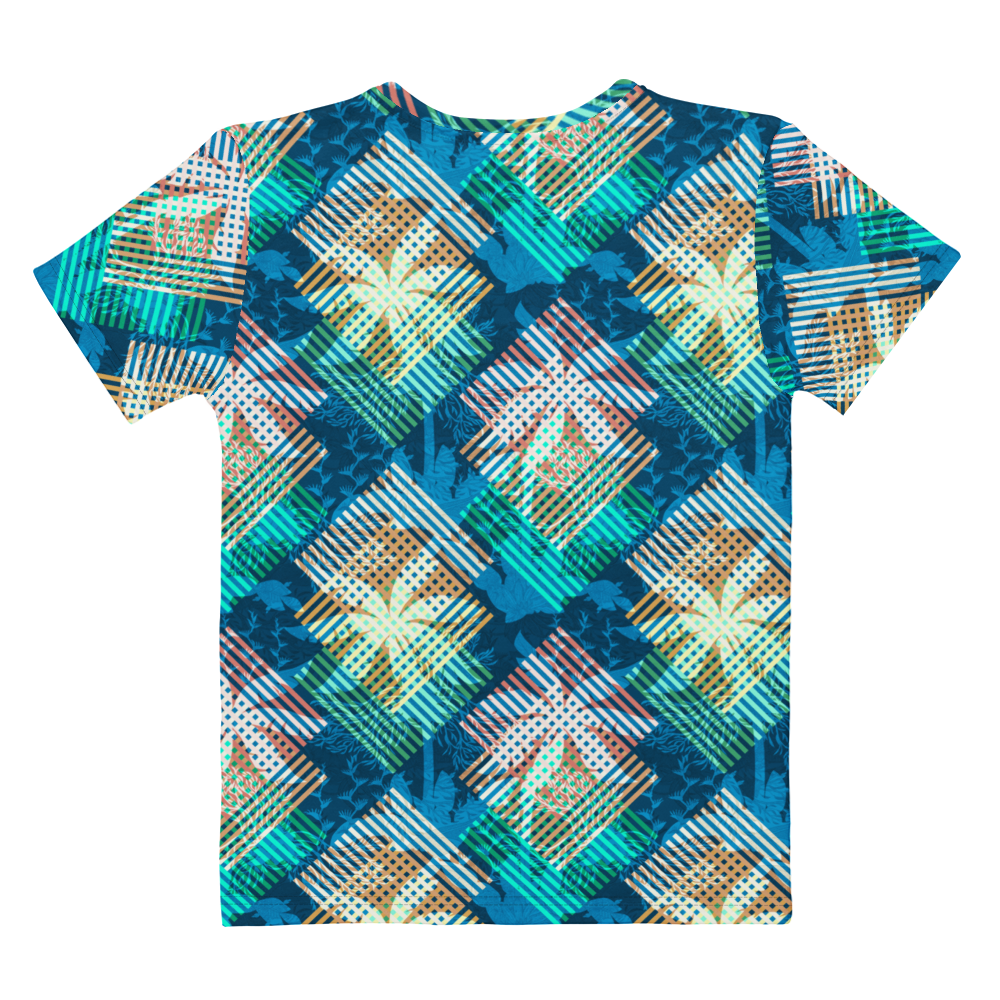tropic elation haze women’s cotton t shirt