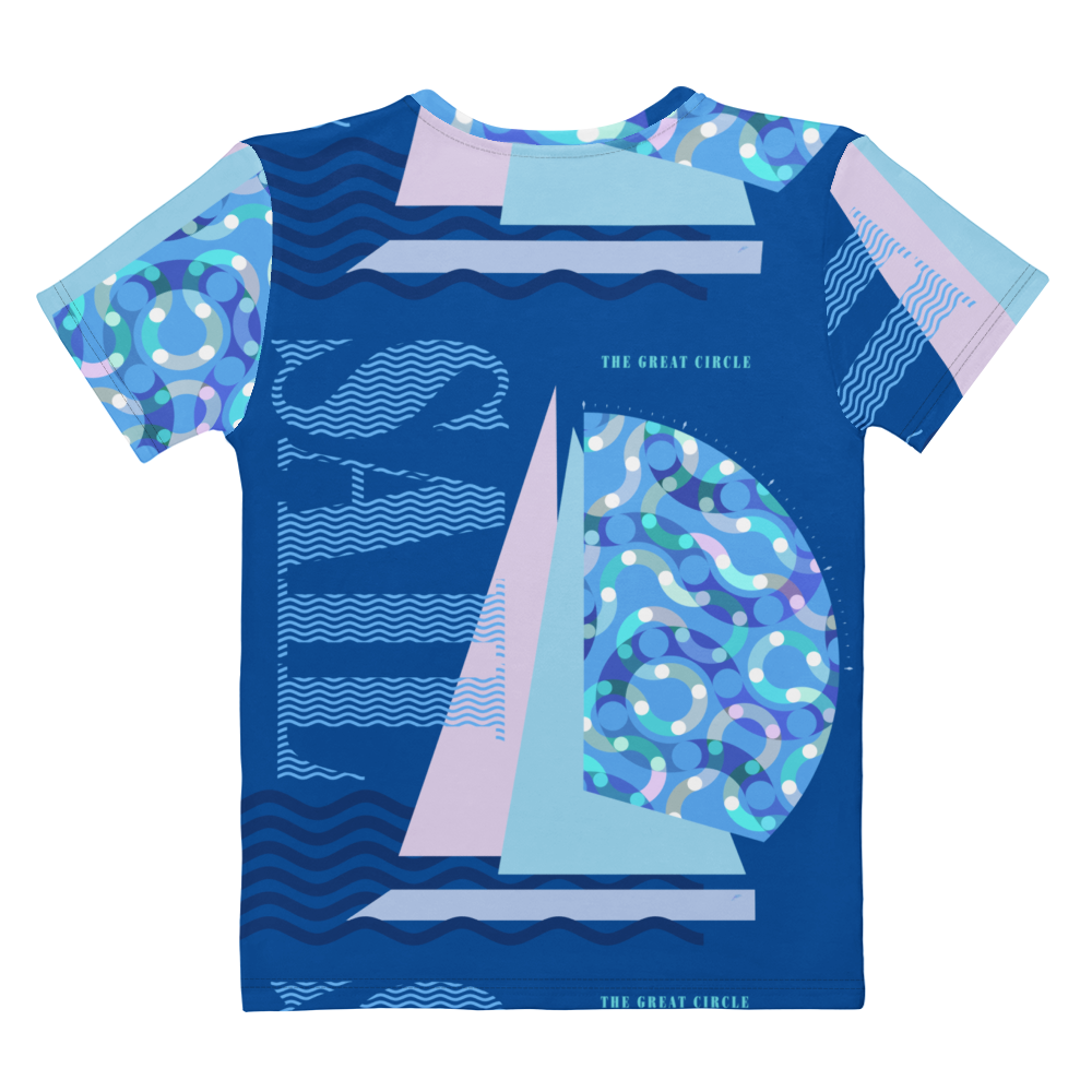 sail on women’s cotton t shirt