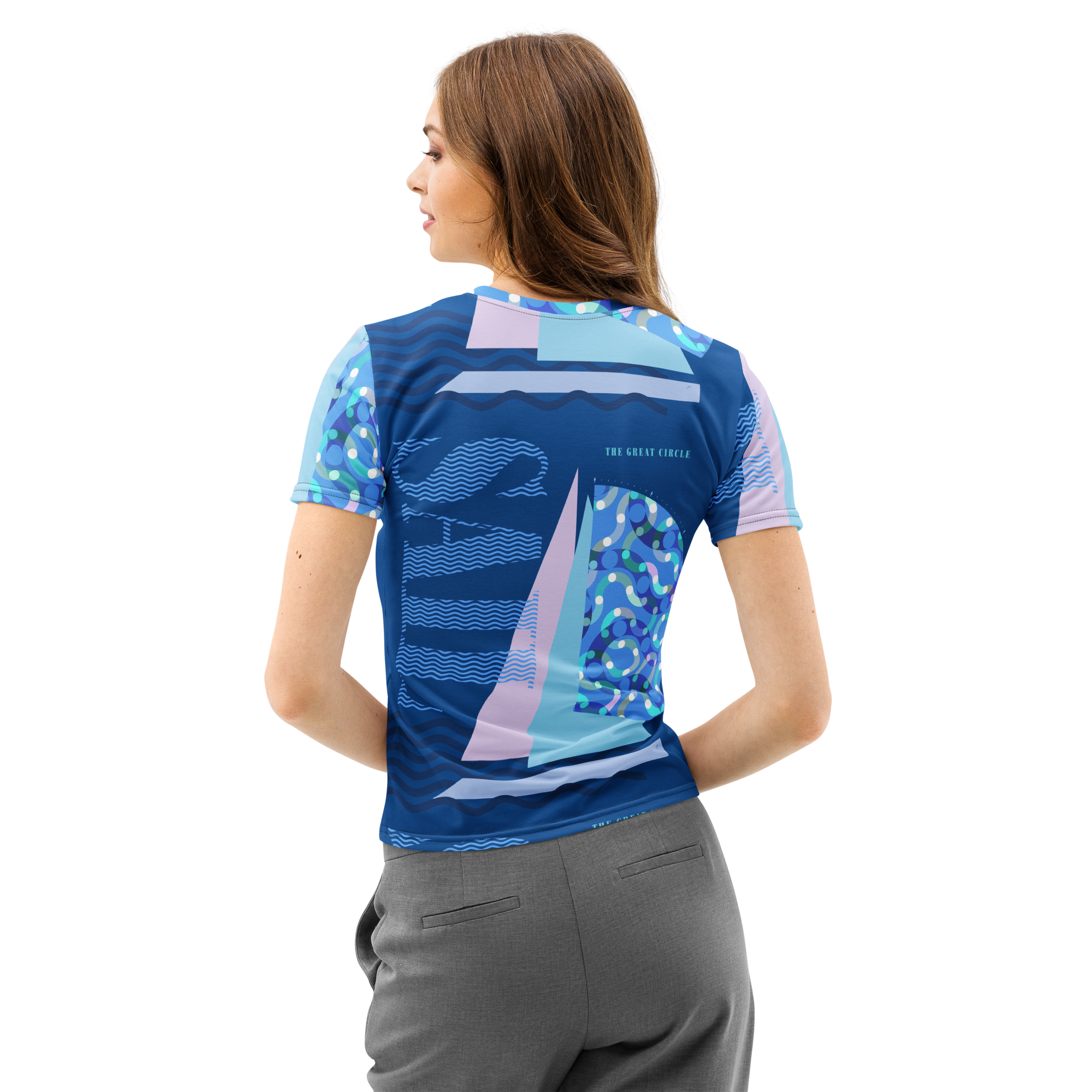 sail on women’s cotton t shirt