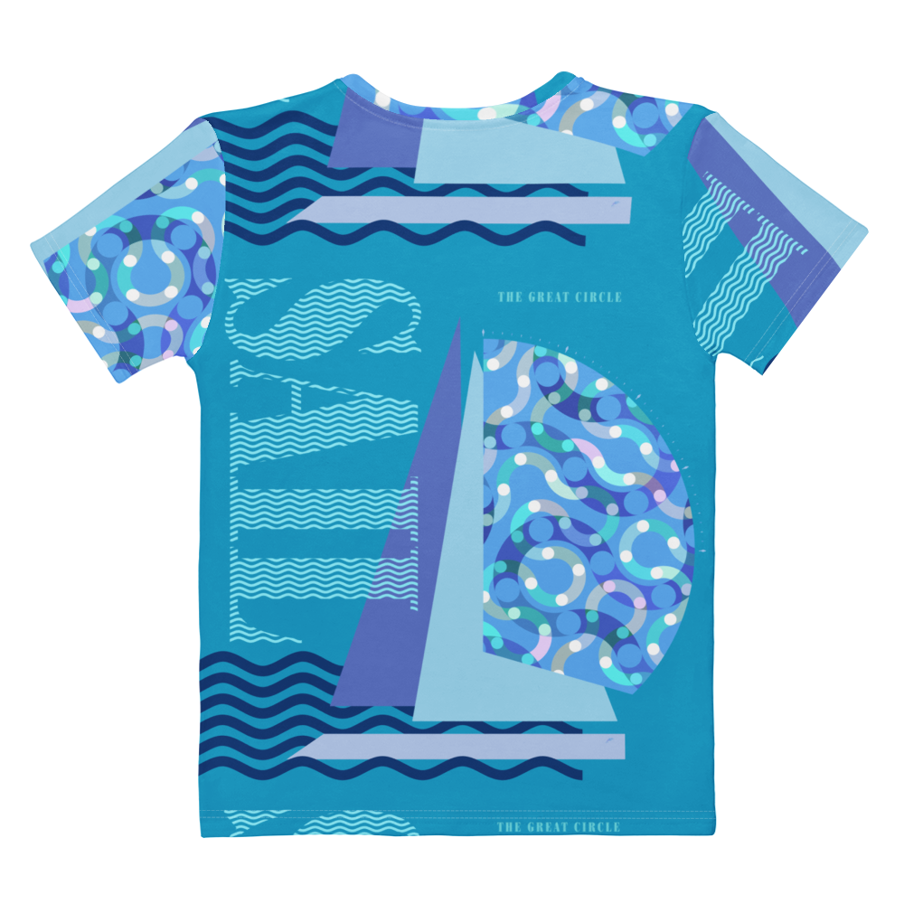sail on women’s cotton t shirt