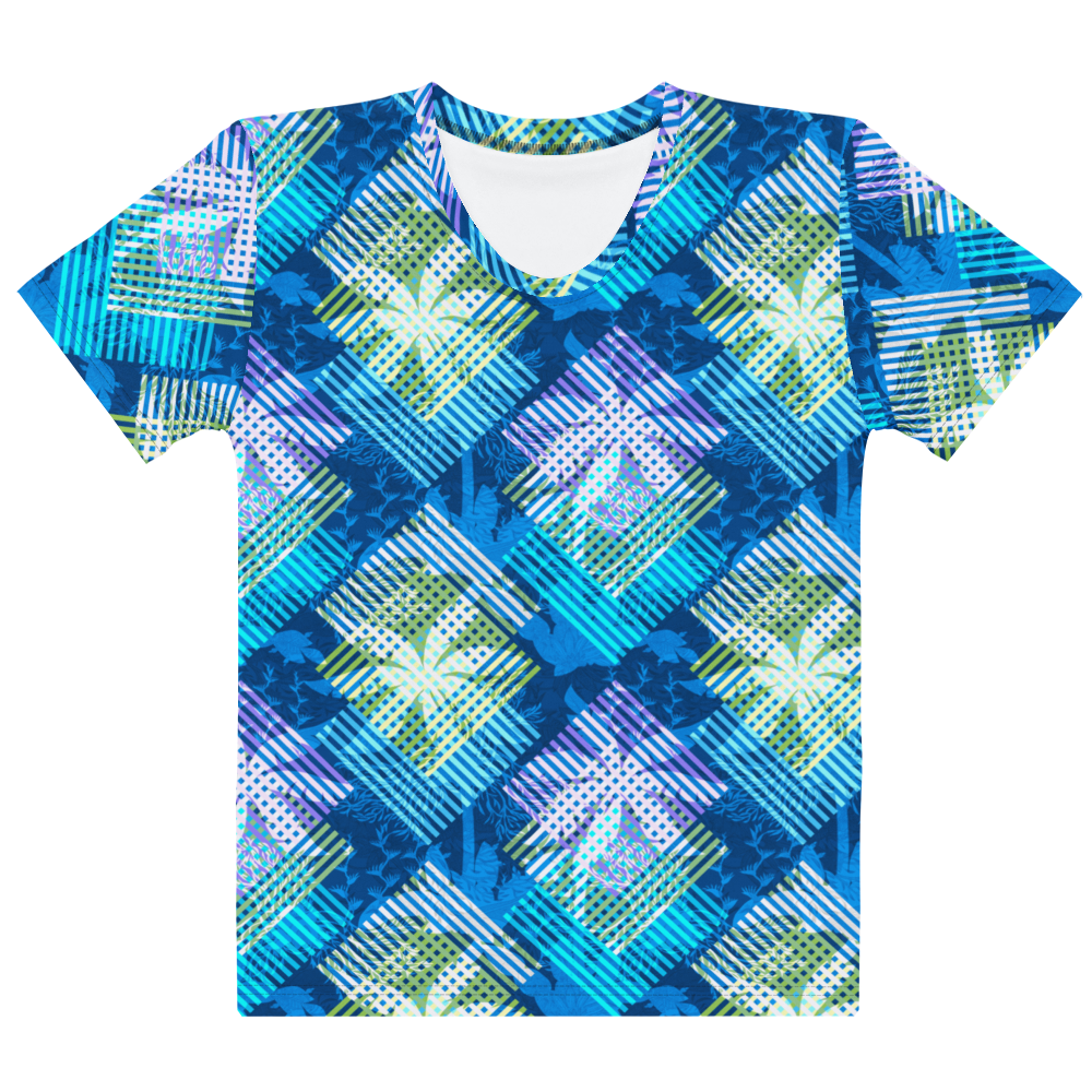 tropic elation reef women’s cotton t shirt