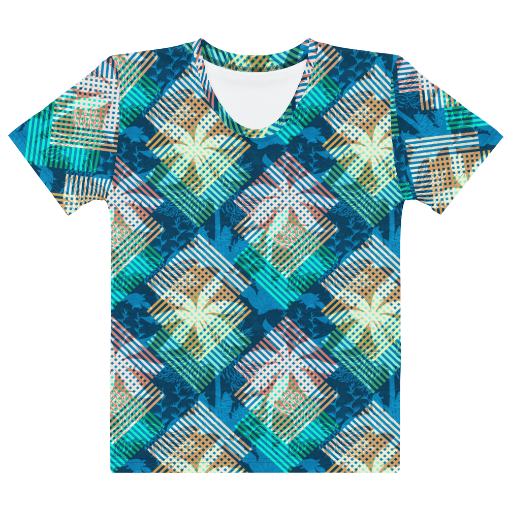 tropic elation haze women’s cotton t shirt
